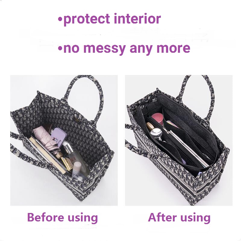Makeup Bag For Dior Book Tote  - огляд і ціна Luxury Bags Dior