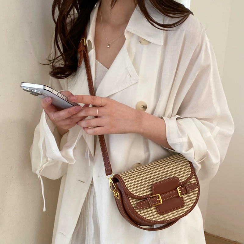 England Style Mini Straw Saddl - огляд і ціна Luxury Bags Mini