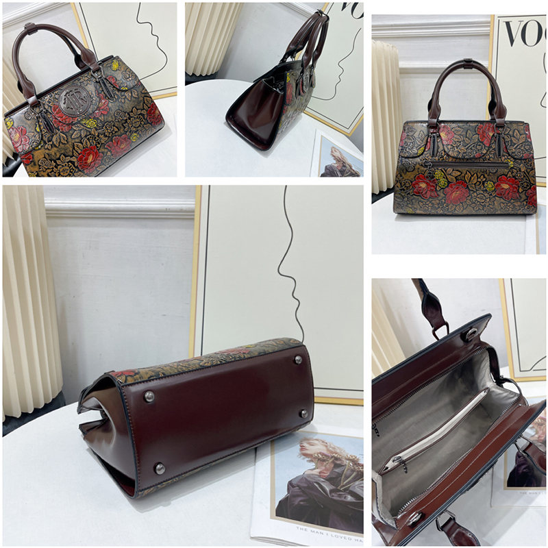 Vintage Floral Embossed Tote B - огляд і ціна Luxury Bags That Are Vegan